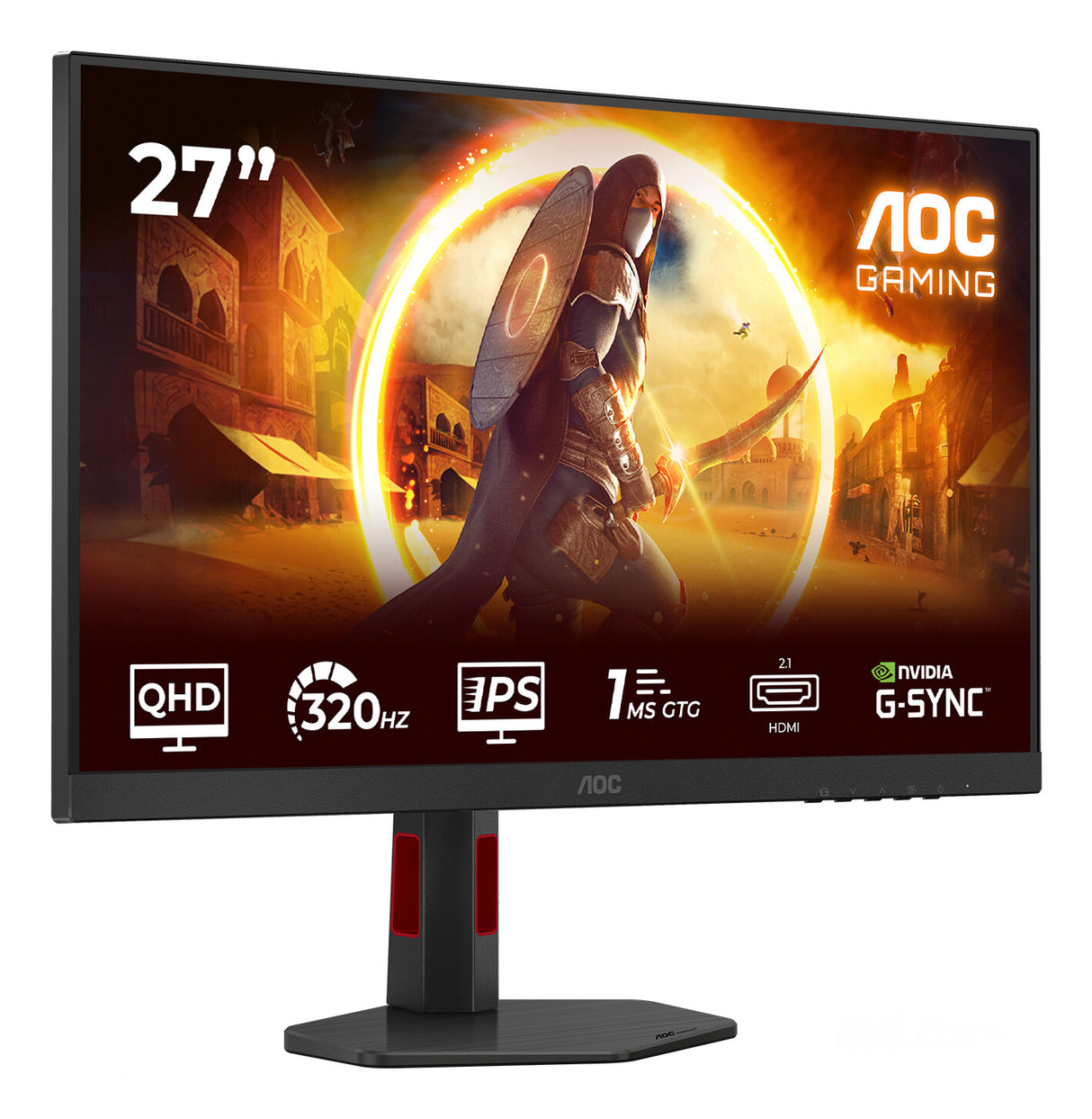 AOC G4 Q27G4SRU computer monitor 68.6 cm (27") 2560 x 1440 pixels Quad HD LED Black