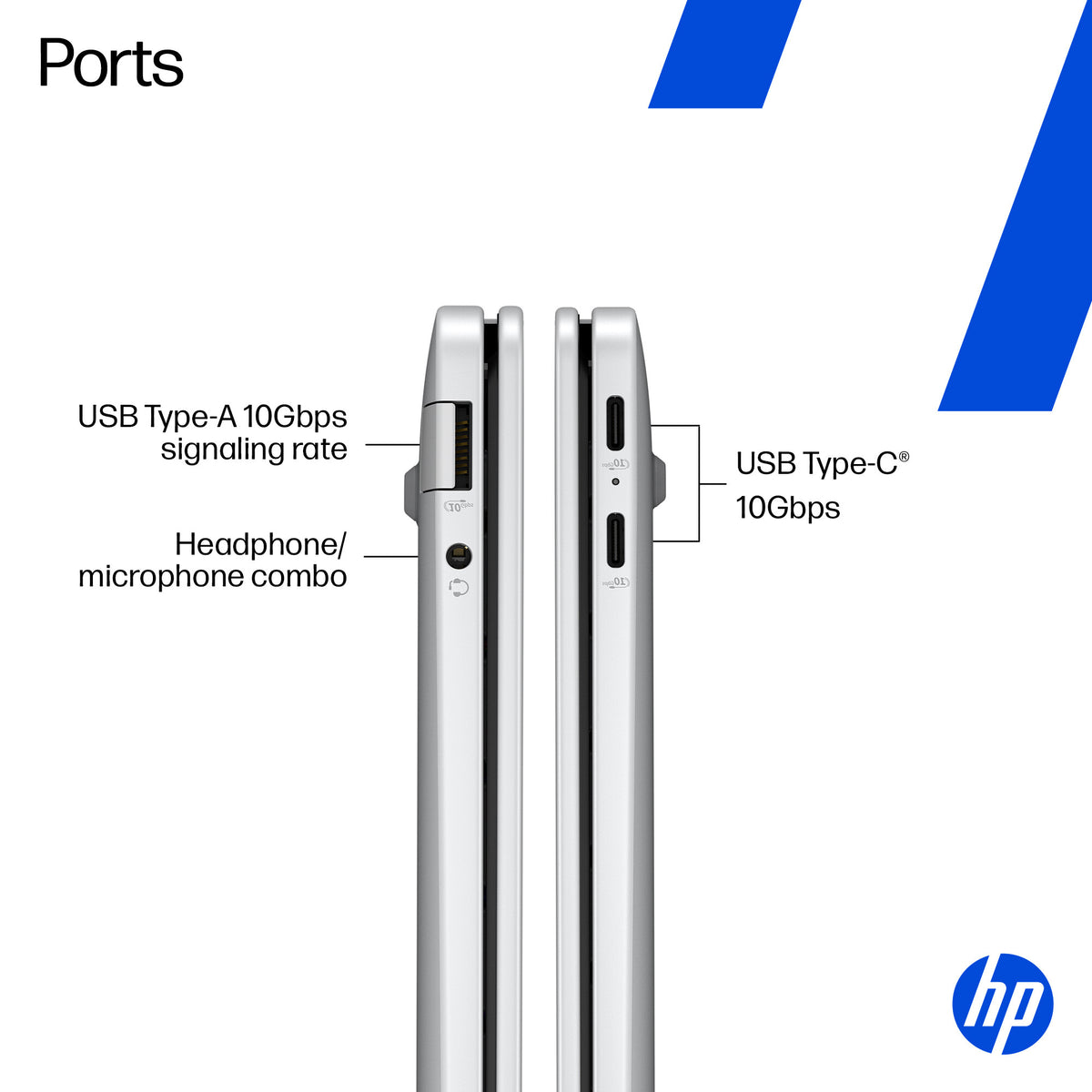 HP OmniBook 5 NGAI OmniBook 5 Next Gen AI 14-he0001na Copilot+ PC Snapdragon X1-26-100 Laptop 35.6 cm (14") 2K 16 GB LPDDR5x-SDRAM 512 GB SSD Wi-Fi 6E (802.11ax) Windows 11 Home Silver