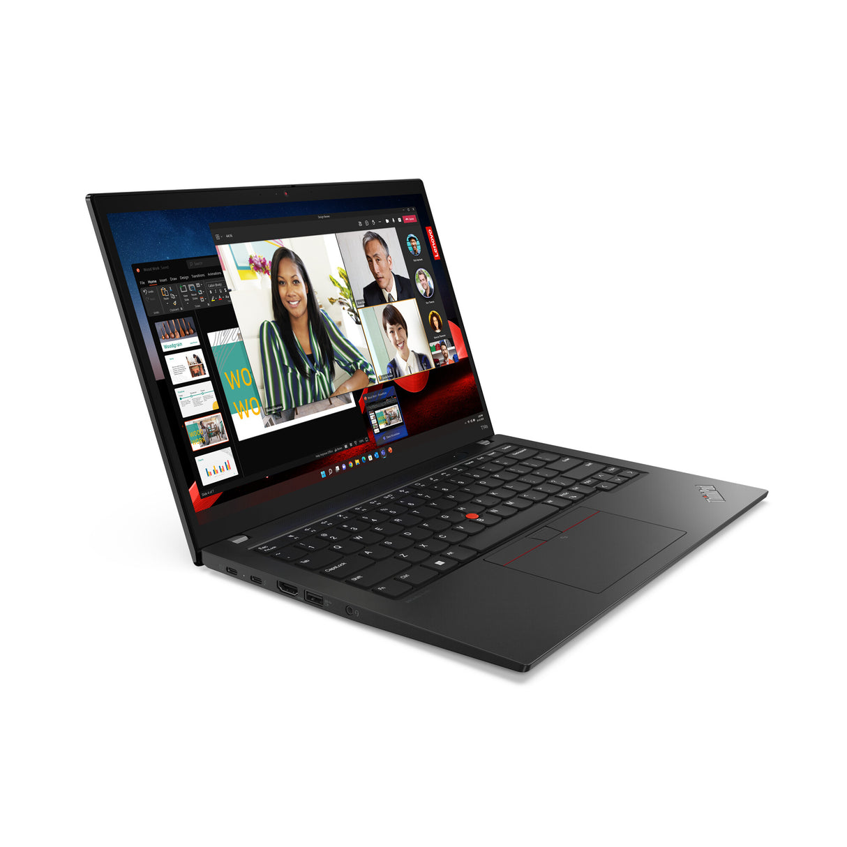 Lenovo ThinkPad T14s Gen 4 (Intel) Intel® Core™ i7 i7-1355U Laptop 35.6 cm (14") WUXGA 16 GB LPDDR5x-SDRAM 512 GB SSD Wi-Fi 6E (802.11ax) Windows 11 Pro UK English Black