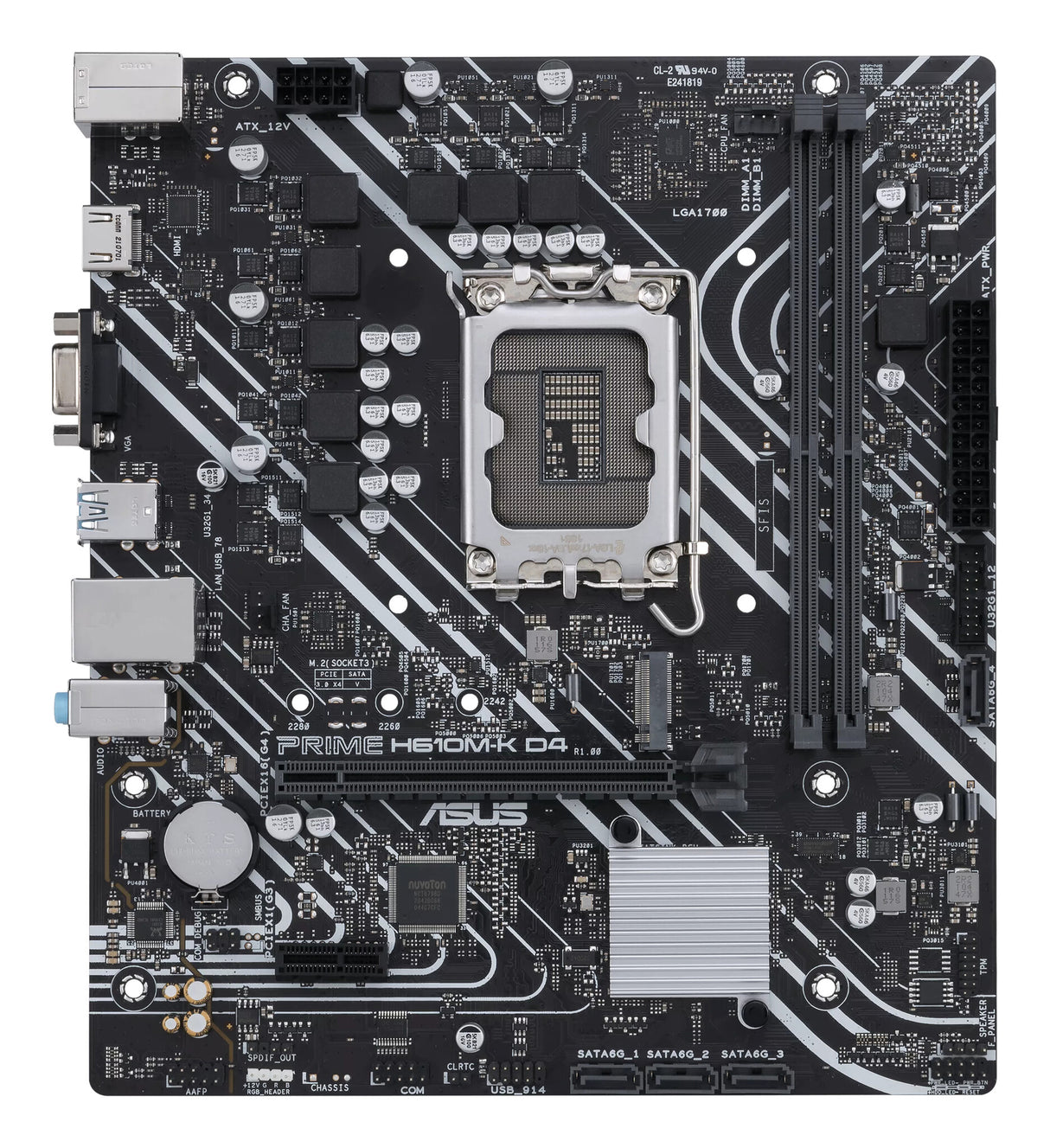 ASUS PRIME H610M-K D4 Intel H610 LGA 1700 micro ATX