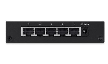Linksys LGS105-UK network switch Unmanaged Gigabit Ethernet (10/100/1000) Black