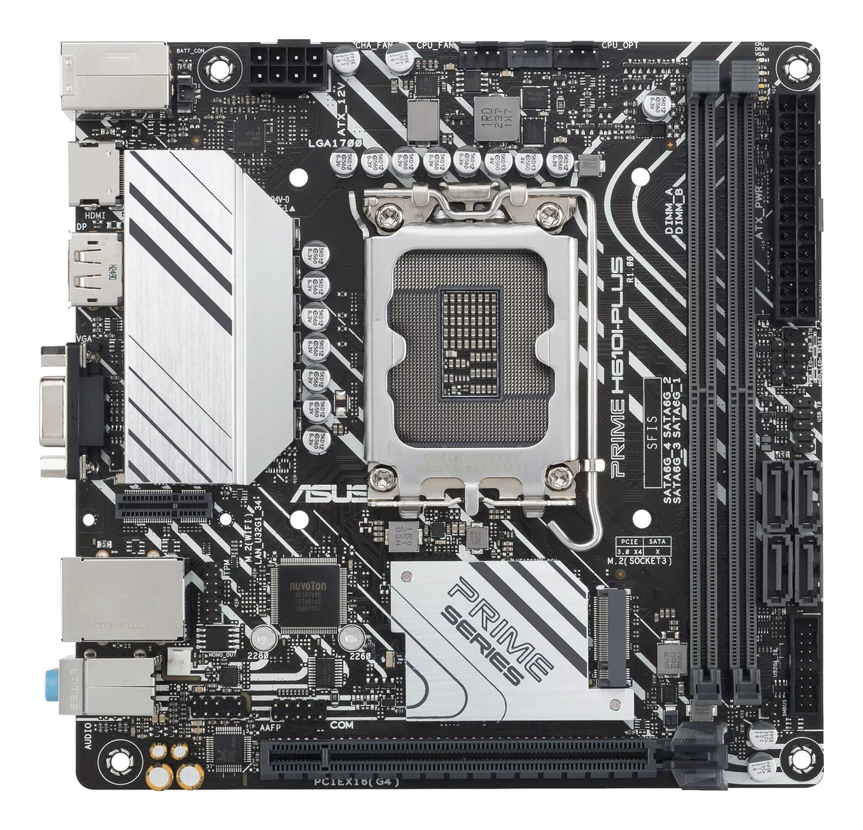ASUS PRIME H610I-PLUS-CSM Intel H610 LGA 1700 mini ITX