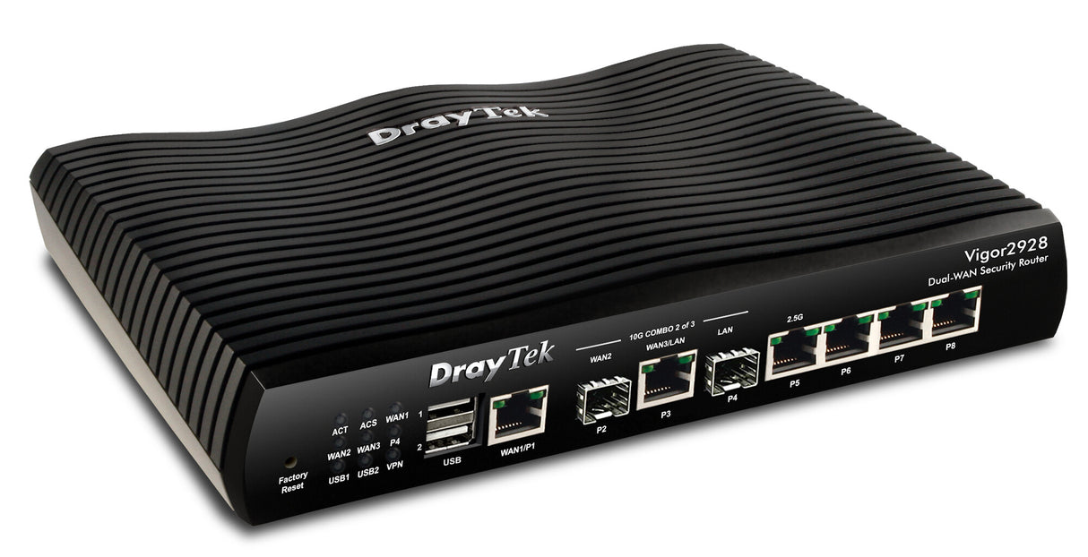 DrayTek Vigor 2928 Multi-Gigabit Multi-WAN Wired FTTP Router