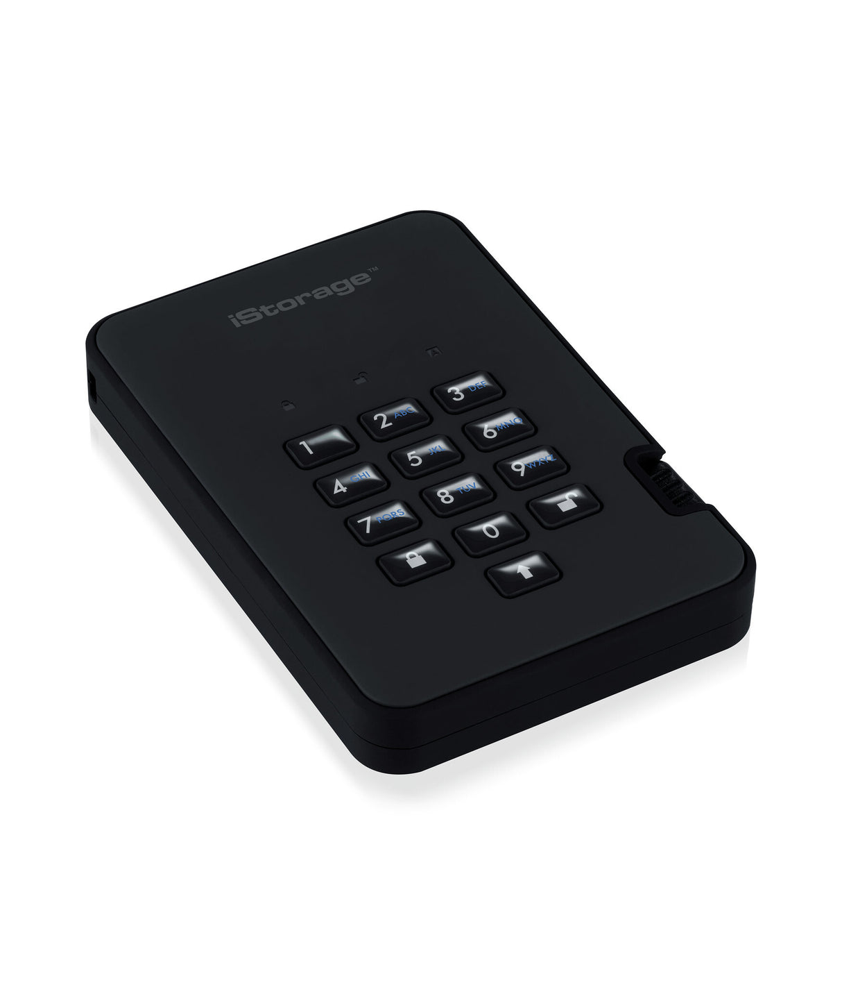 iStorage diskAshur² SSD 16TB Black | Secure Portable Solid State Drive |AES-XTS 256-bit Hardware Encryption | PIN protected | OS & Platform Independent | TAA Compliant |Brute force hack defence | Dust/Water Resistant