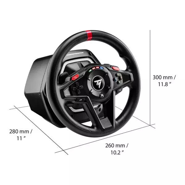 Thrustmaster T128 Black Steering wheel + Pedals PC, Xbox One, Xbox One S, Xbox One X, Xbox Series S, Xbox Series X