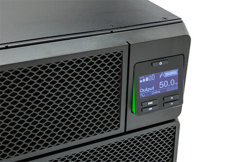 APC Smart-UPS On-Line SRT8KRMXLI - 8kW/VA, 6x C13 + 4x C19 + hardwire 1phase output, rack mountable, Embedded NMC