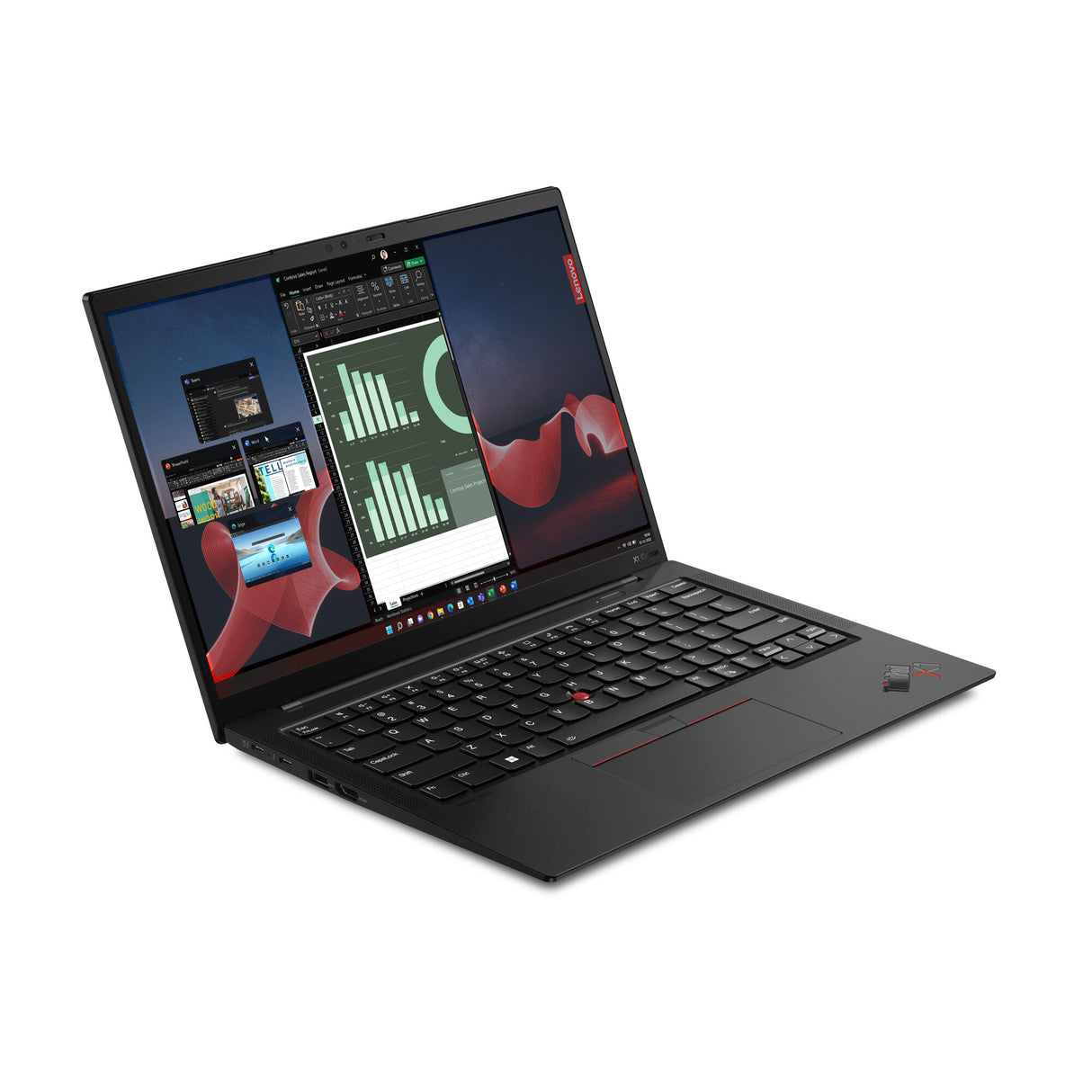 Lenovo ThinkPad X1 Carbon Gen 11 Intel® Core™ i7 i7-1355U Laptop 35.6 cm (14") 2.8K 16 GB LPDDR5-SDRAM 512 GB SSD Wi-Fi 6E (802.11ax) Windows 11 Pro UK English Black