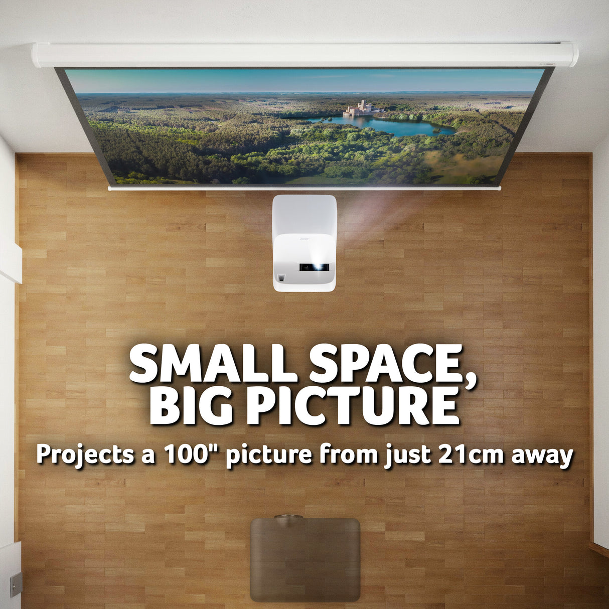 Acer HL1810U DLP Projector - 4K Ultra HD (3840 x 2160), 2800 RGB Laser Lumens, 1000 ANSI Lumens