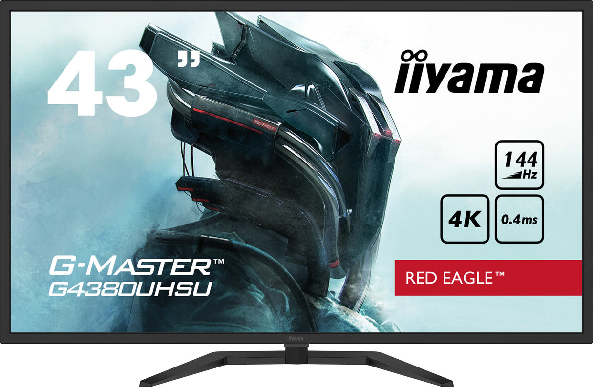 iiyama G-MASTER 43’’ 4K gaming monitor guaranteeing superb image quality