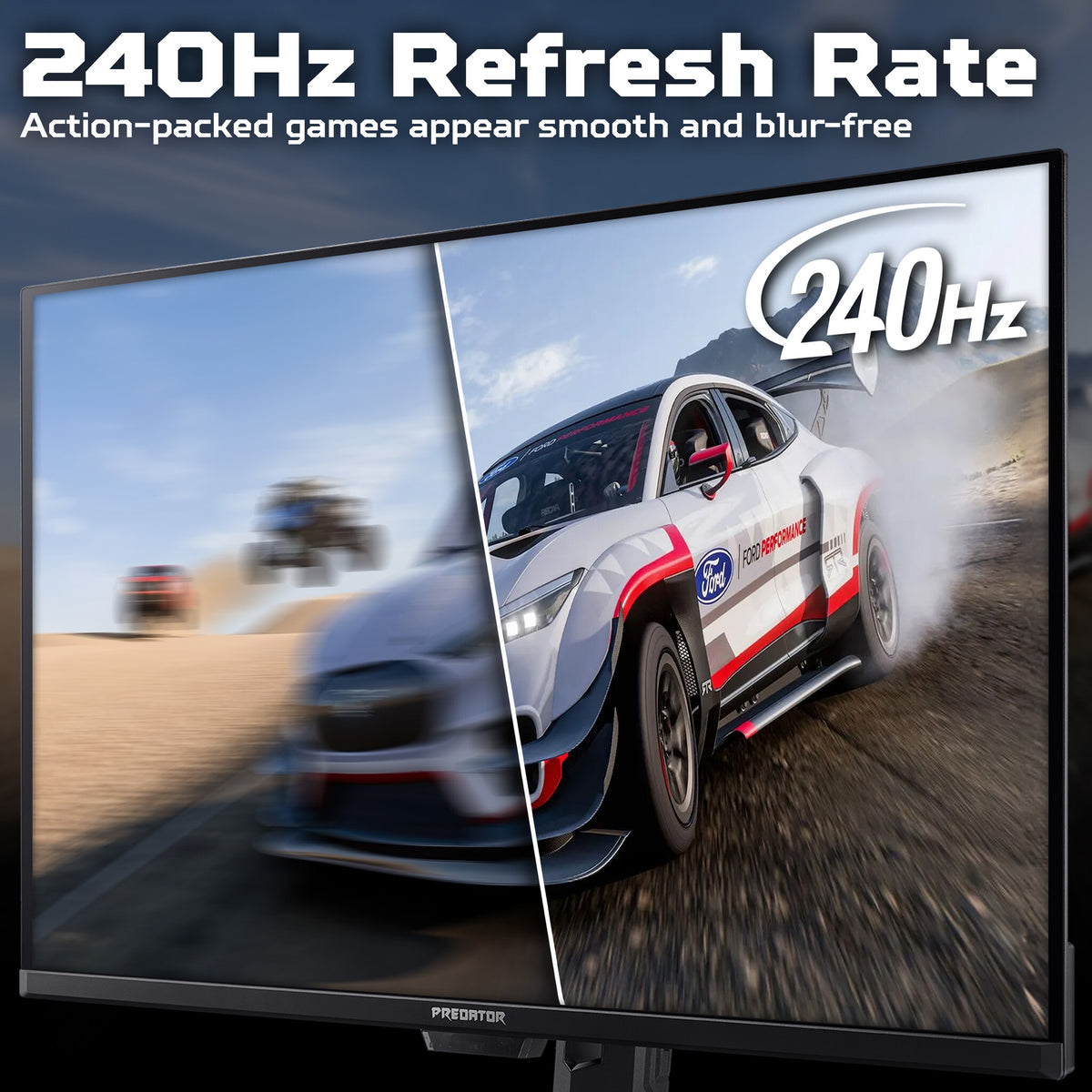 Acer X Predator X32X5 - 31.5", Ultra HD (3840x2160), QD-OLED, 240Hz, 0.01ms (PRT), 0.03ms (GTG), HDR500 TrueBlack, FreeSync Premium Pro, Gaming Monitor