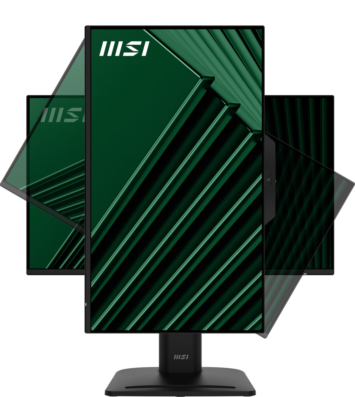 MSI Pro MP242PMG 23.8 Inch Monitor, FHD (1920 x 1080), 120Hz, IPS, 1ms, 1x HDMI 1.4b, 1x DP 1.2a, 1x D-Sub(VGA), 2xUSB 5Gbps Type-A, 1x USB 5Gbps Type-B, Built-in Speakers, Webcam, Anti-Glare, Anti-Flicker, Less Blue light, TÜV Certified, VESA, Kensington
