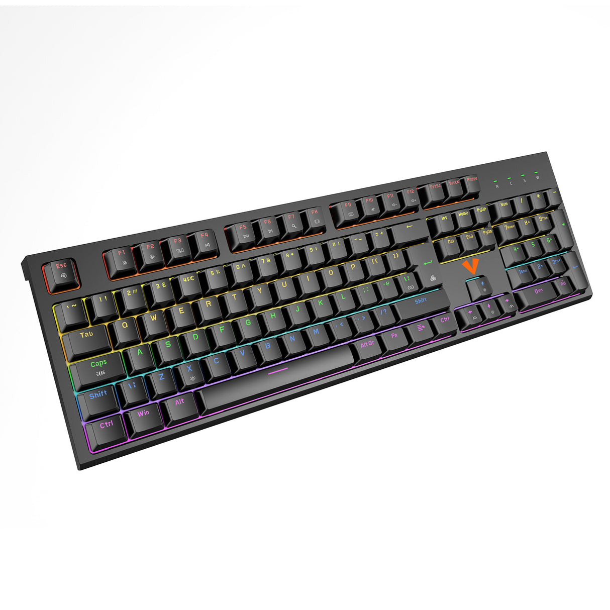 VIDA MAGNA MAGNETIC USB RGB keyboard Gaming QWERTY UK English Black