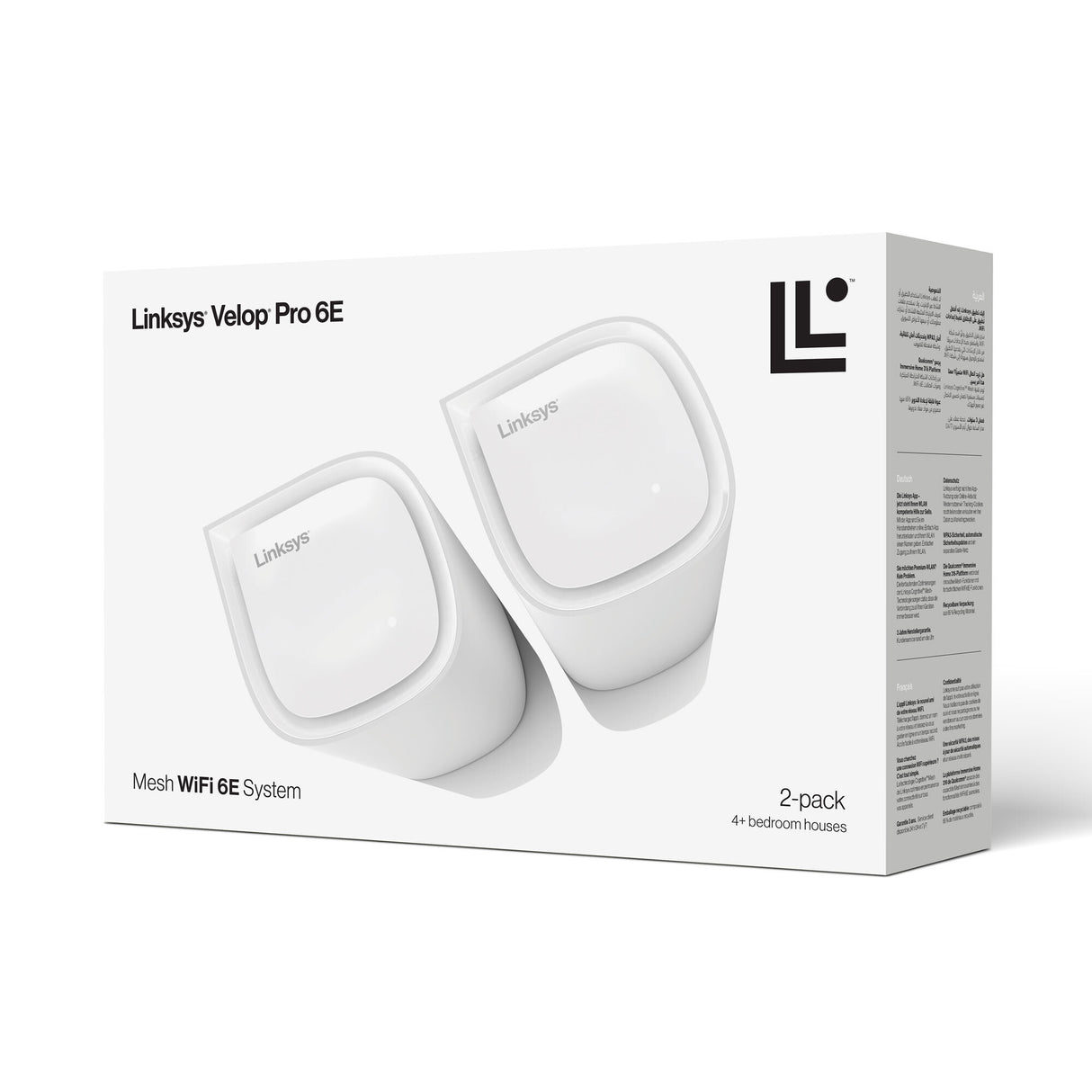 Linksys Velop Pro 6E Mesh WiFi 6E True Tri‑Band System