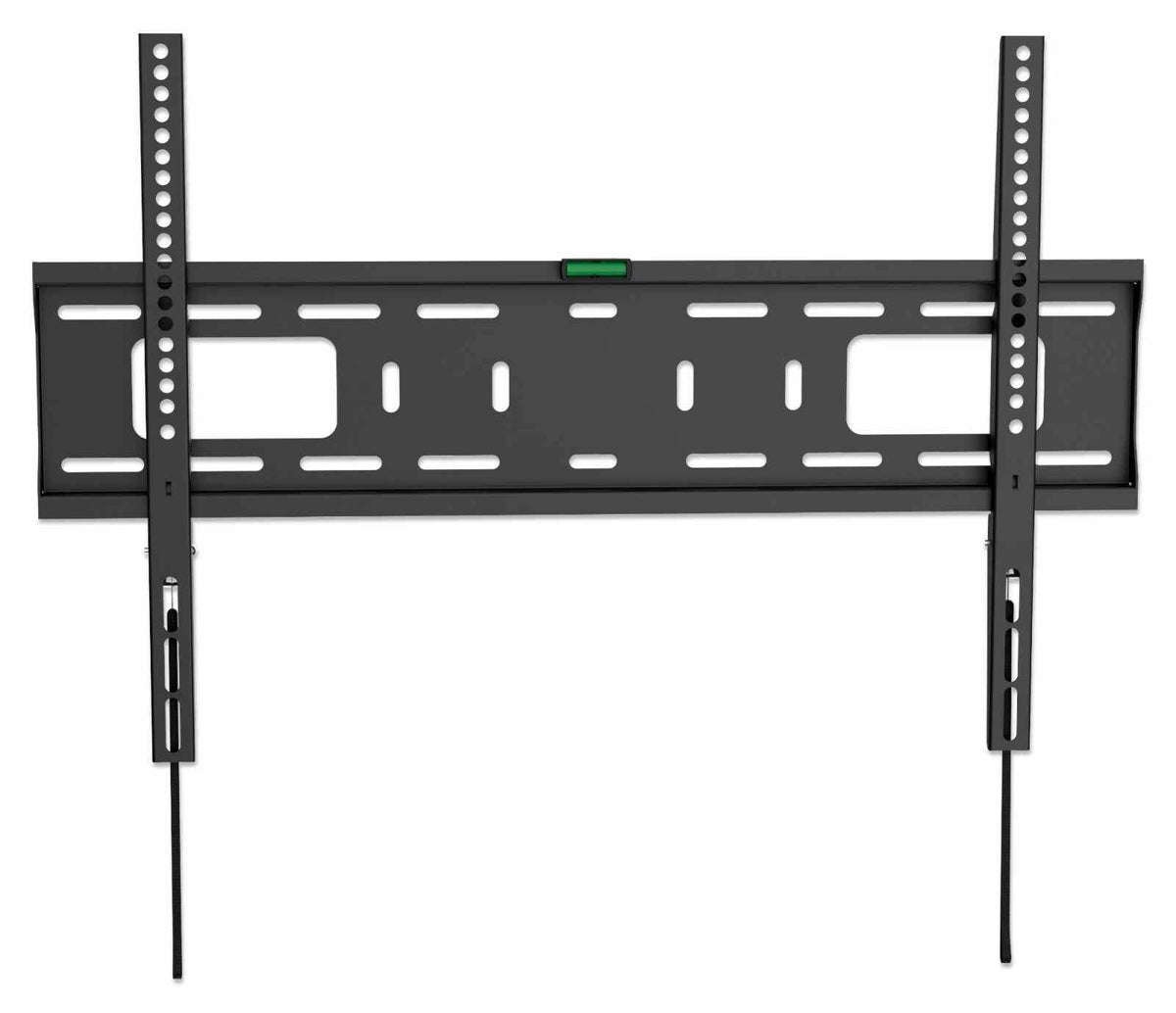 Manhattan Wall Mount for TV & Monitors (Fixed), For screens 37" to 65", VESA compatibility: all between 200x200mm to 600x400mm - check the dimensions of the four mounting holes on back of screen to ensure it fits, Max 50kg, Black, Bracket