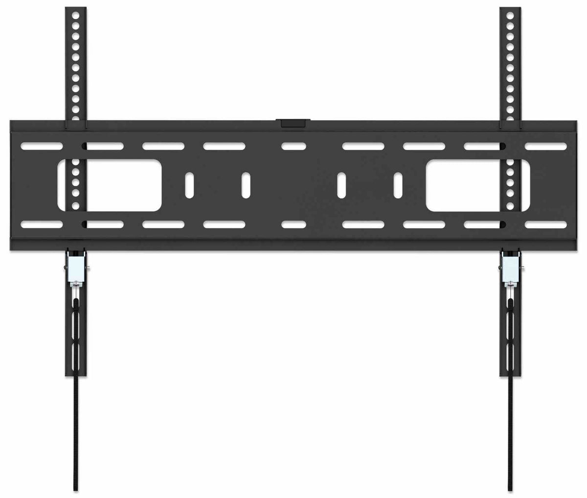 Manhattan Wall Mount for TV & Monitors (Fixed), For screens 37" to 65", VESA compatibility: all between 200x200mm to 600x400mm - check the dimensions of the four mounting holes on back of screen to ensure it fits, Max 50kg, Black, Bracket