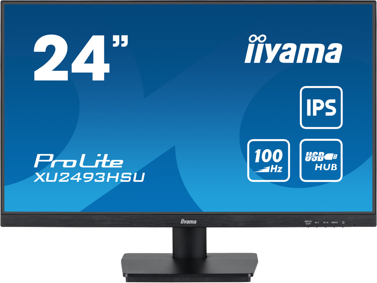 iiyama ProLite 24” Full HD IPS-monitor with USB-Hub and 100Hz refresh rate