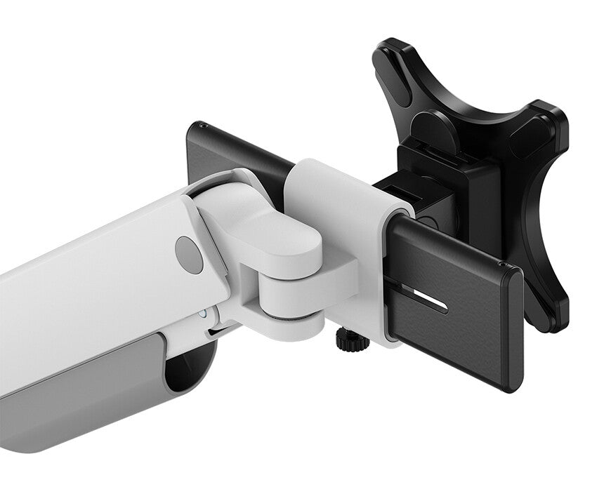 Neomounts DS65S-950WH2 Monitor arm 24-34" - gas spring - Topfix - multi-adjustable - 180°-stop