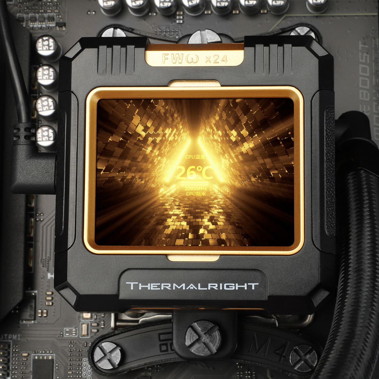 Thermalright Frozen Warframe 420 Processor All-in-one liquid cooler 12 cm Black 1 pc(s)