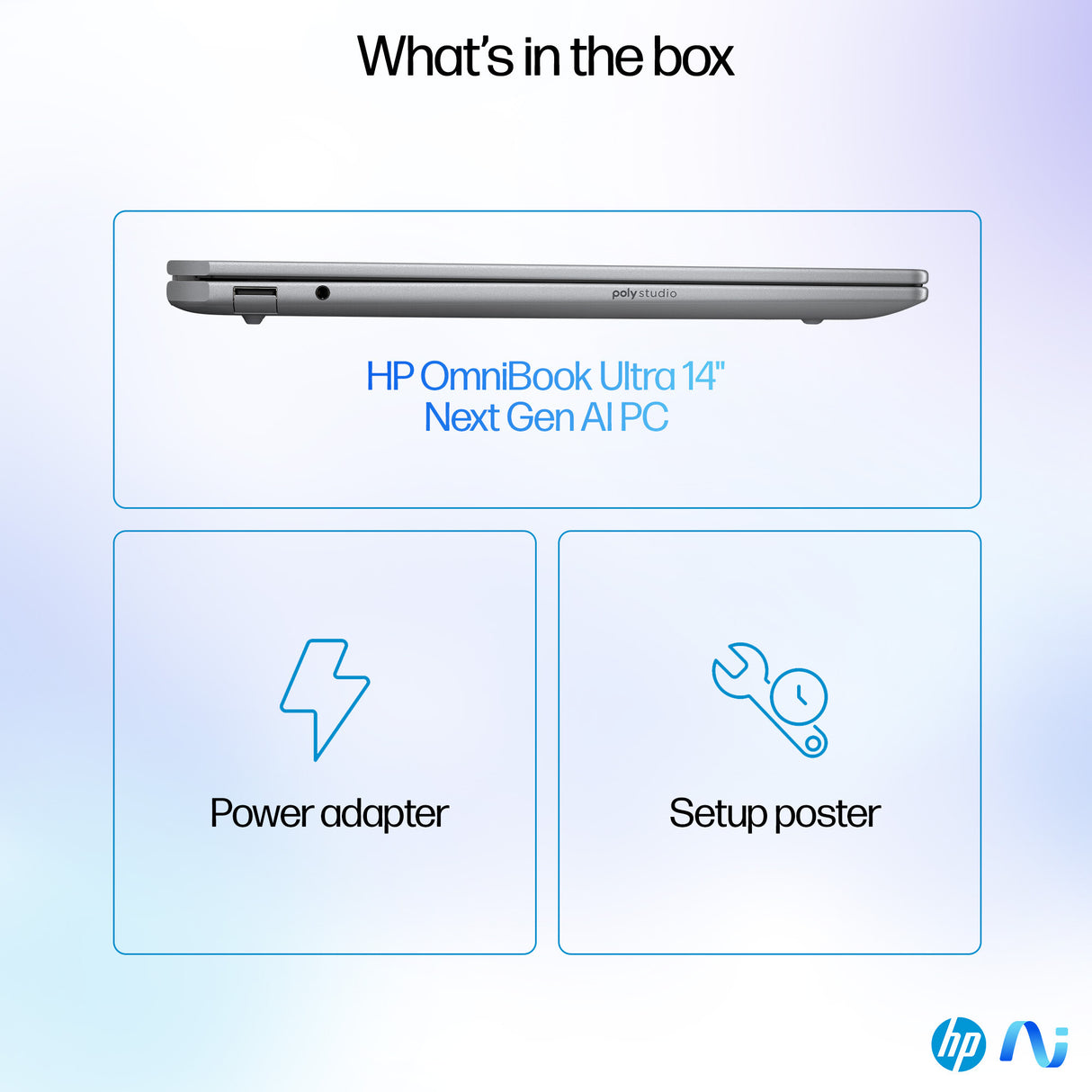 HP OmniBook Ultra 14-fd0002na Copilot+ PC AMD Ryzen AI 9 365 Laptop 35.6 cm (14") Touchscreen 2.2K 32 GB LPDDR5x-SDRAM 1 TB SSD Wi-Fi 7 (802.11be) Windows 11 Home Silver