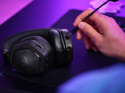 Trust GXT 493 Carus Headset Wired & Wireless Head-band, Helmet Gaming USB Type-C / USB Type-A Bluetooth Black