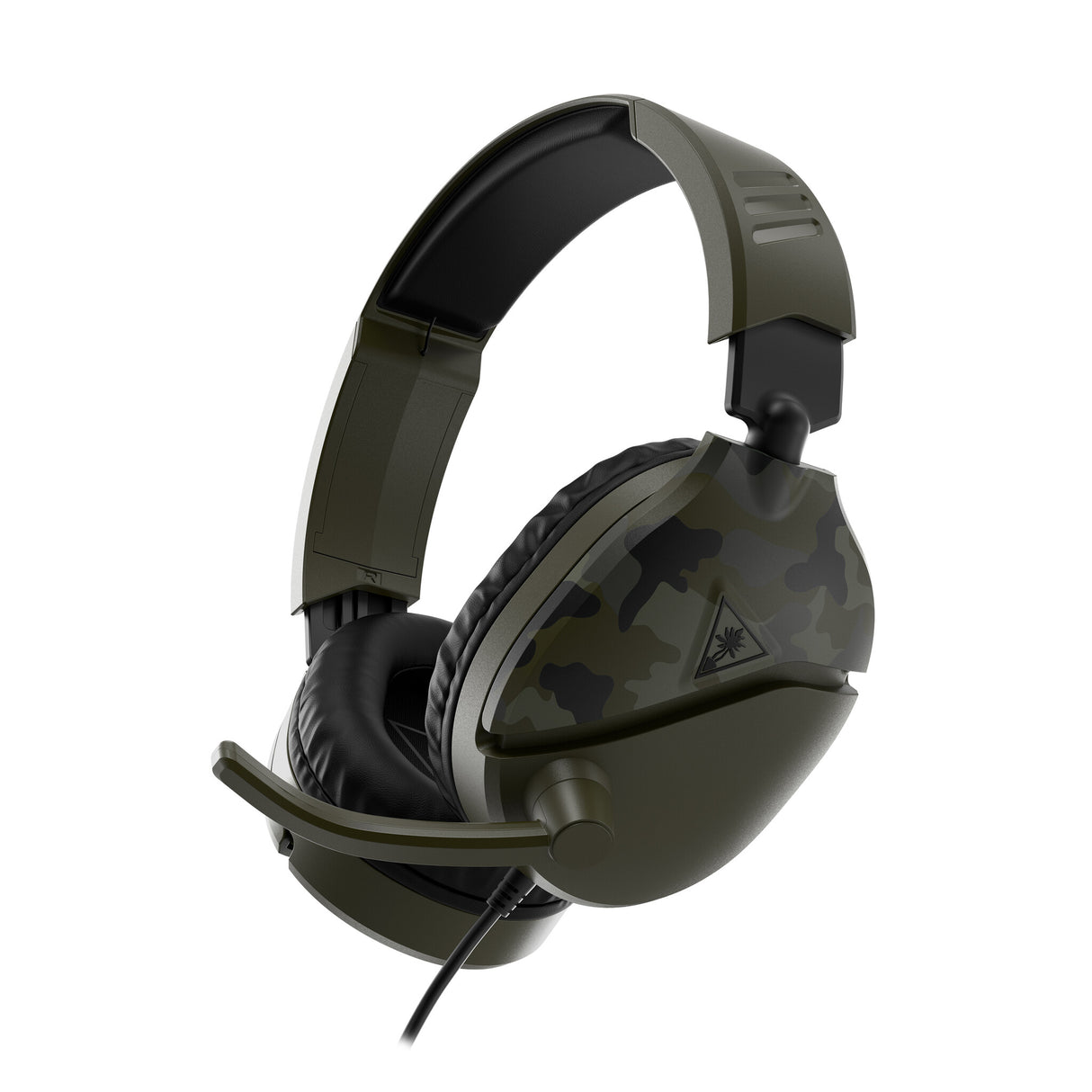 Turtle Beach Recon 70 Camo Green Wired Multiplatform Gaming Headset for PS5, PS4, Xbox Series X or S, Xbox One and Mobile with 3.5mm Wired Connection, Flip-to-Mute Mic, 40mm Speakers