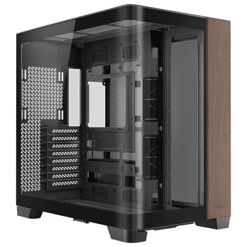 Antec C8 Curve Wood Full Tower Black, Transparent, Wood