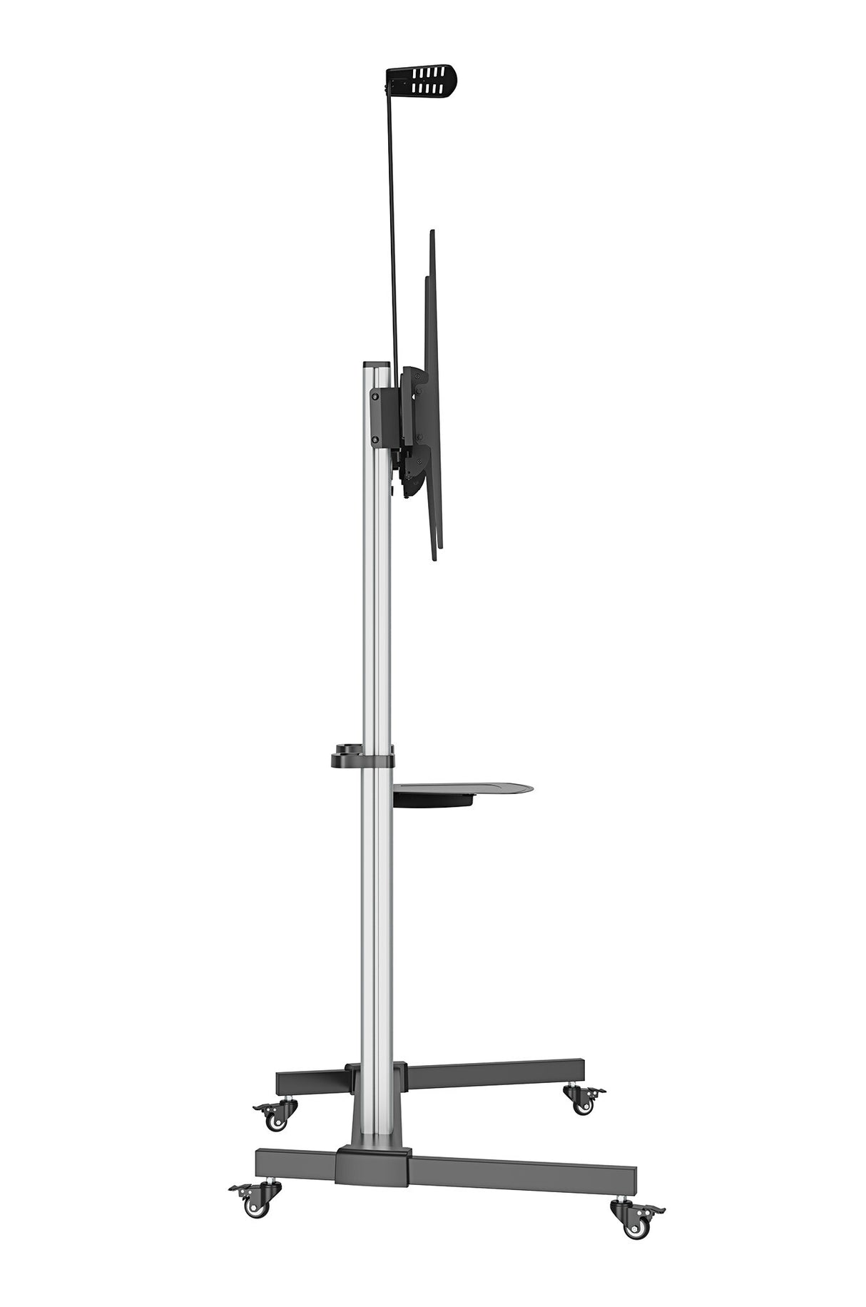 Manhattan Trolley Mount Stand for TV & Monitors, For screens: 37" to 100",VESA compatibility:all between 200x200 to 1000x600mm -check the dimensions of the four mounting holes on back of screen to ensure it fits,Max 80kg,Height adjustable 1200 to 1600mm,L