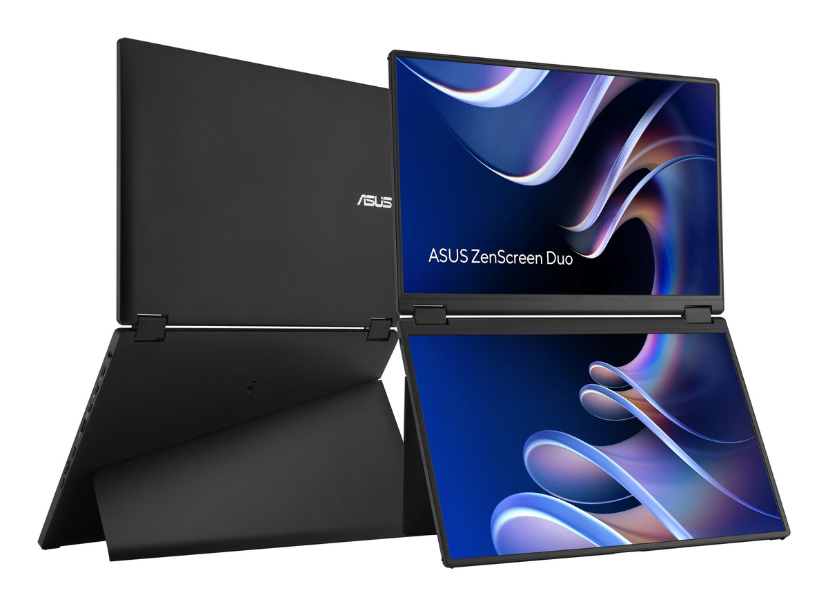 ASUS ZenScreen Duo MB14FCD Portable monitor Black 35.6 cm (14") LCD 1920 x 1200 pixels