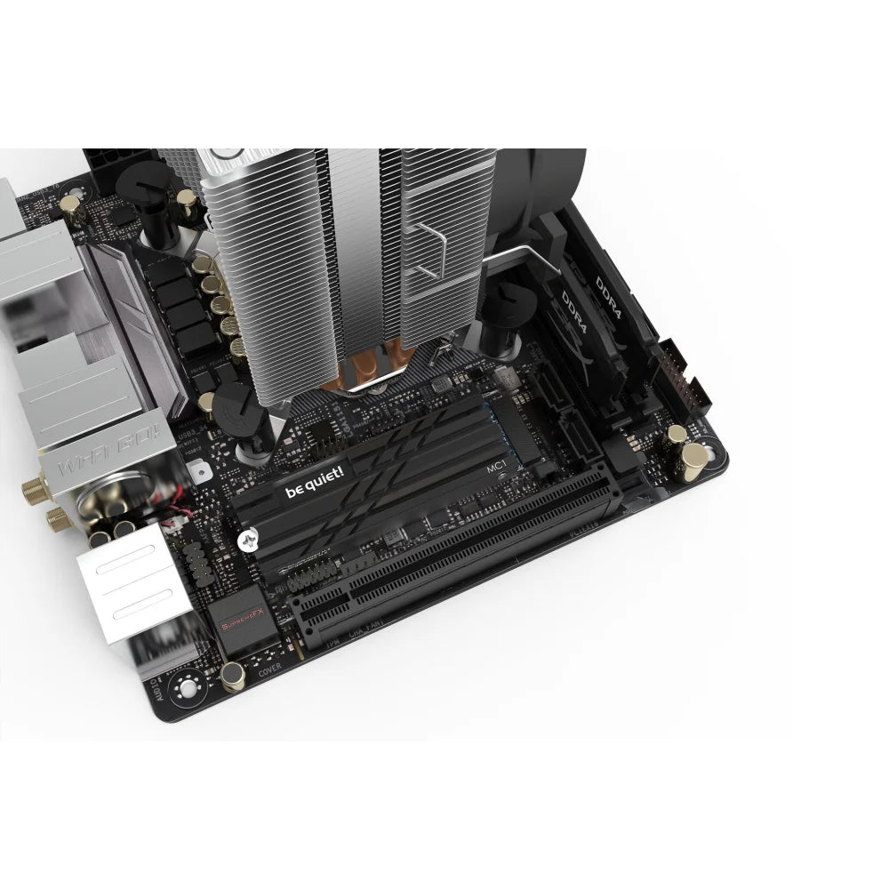 be quiet! MC1 Solid-state drive Heatsink/Radiatior Black 1