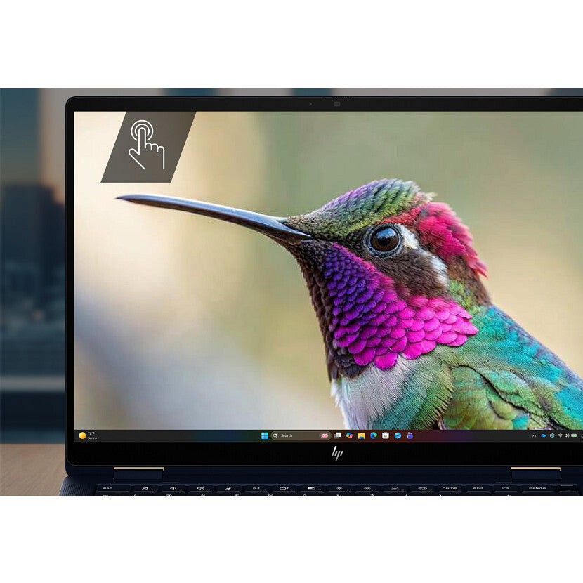 HP EliteBook X Flip G2i 14 inch Notebook Next Gen AI PC Copilot+ PC Intel Core Ultra X7 358H Hybrid (2-in-1) 35.6 cm (14") Touchscreen WUXGA 32 GB LPDDR5x-SDRAM 512 GB SSD Wi-Fi 7 (802.11be) Windows 11 Pro Blue