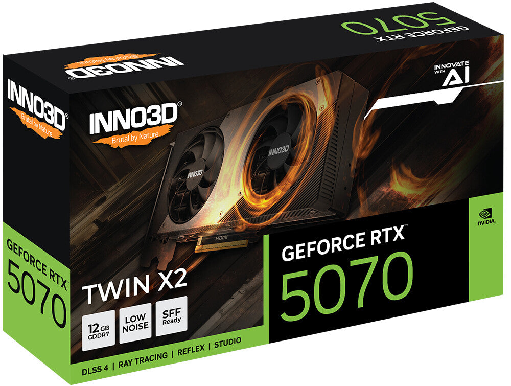 INNO3D GeForce RTX 5070 TWIN X2 NVIDIA 12 GB GDDR7