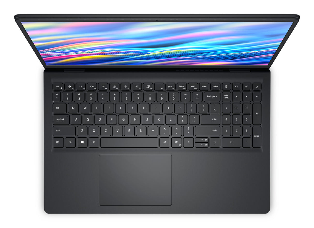 DELL DC15250 Intel® Core™ i7 i7-1355U Laptop 39.6 cm (15.6") Full HD 16 GB DDR4-SDRAM 1 TB SSD Wi-Fi 6 (802.11ax) Windows 11 Pro UK English Black