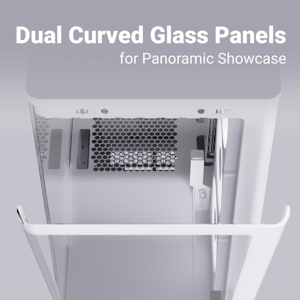 Aerocool P500A-WT Midi Tower White