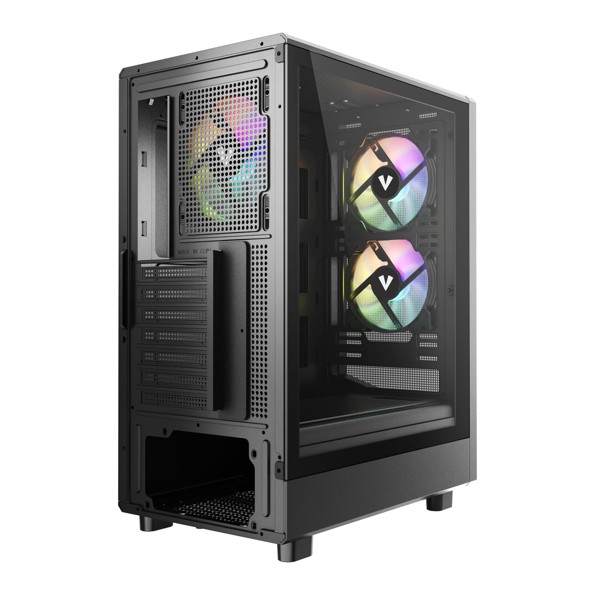 VIDA SPIRE ATX BLACK GAMING CASE Desktop