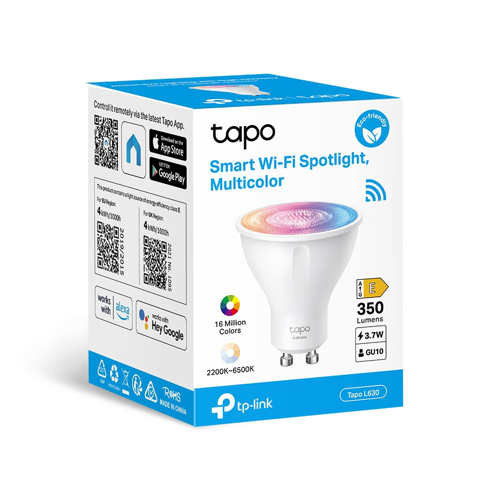 TP-Link Tapo Smart Wi-Fi Spotlight, Dimmable