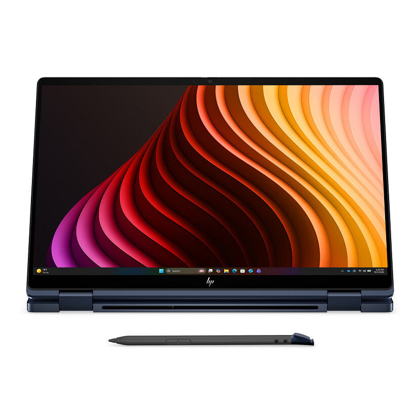 HP EliteBook X Flip G2i 14 inch Notebook Next Gen AI PC Copilot+ PC Intel Core Ultra X7 358H Hybrid (2-in-1) 35.6 cm (14") Touchscreen WUXGA 32 GB LPDDR5x-SDRAM 512 GB SSD Wi-Fi 7 (802.11be) Windows 11 Pro Blue