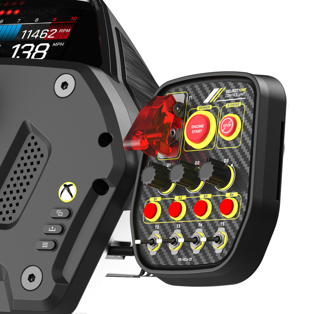 Turtle Beach VelocityOne Race Wheel and Pedal System with Force Feedback, Magnetic Paddle Shifters and Hall Effect Sensors for Xbox Series X or S, Xbox One and Windows. Officially licensed for Xbox