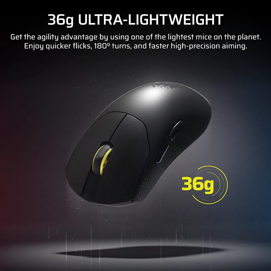 Corsair SABRE v2 PRO mouse Gaming Ambidextrous Optical 33000 DPI
