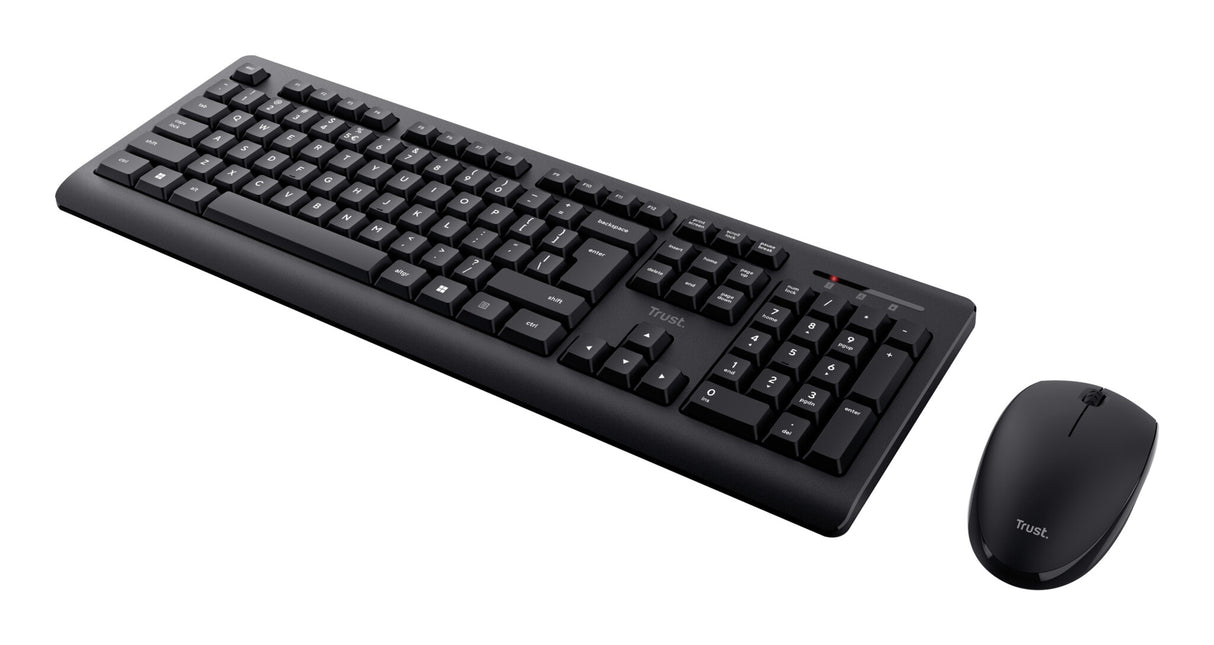 Trust Primo keyboard Mouse included Office RF Wireless QWERTY UK English Black
