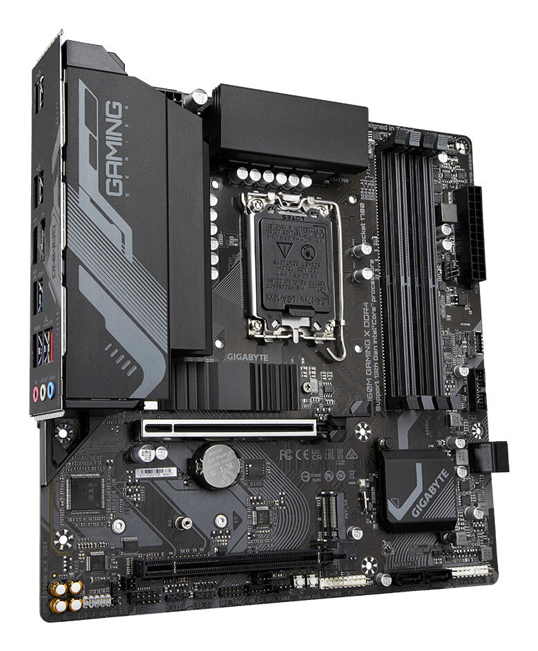 GIGABYTE B760M GAMING X DDR4 Motherboard - Supports Intel Core 14th Gen CPUs, 8+1+1 Phases Digital VRM, up to 5333MHz DDR4 (OC), 2xPCIe 4.0 M.2, 2.5GbE LAN, USB 3.2 Gen2