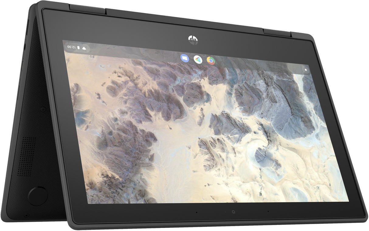 HP Chromebook x360 11 G4 Intel® Celeron® N4500 29.5 cm (11.6") Touchscreen HD 4 GB LPDDR4x-SDRAM 32 GB eMMC Wi-Fi 6 (802.11ax) ChromeOS Black