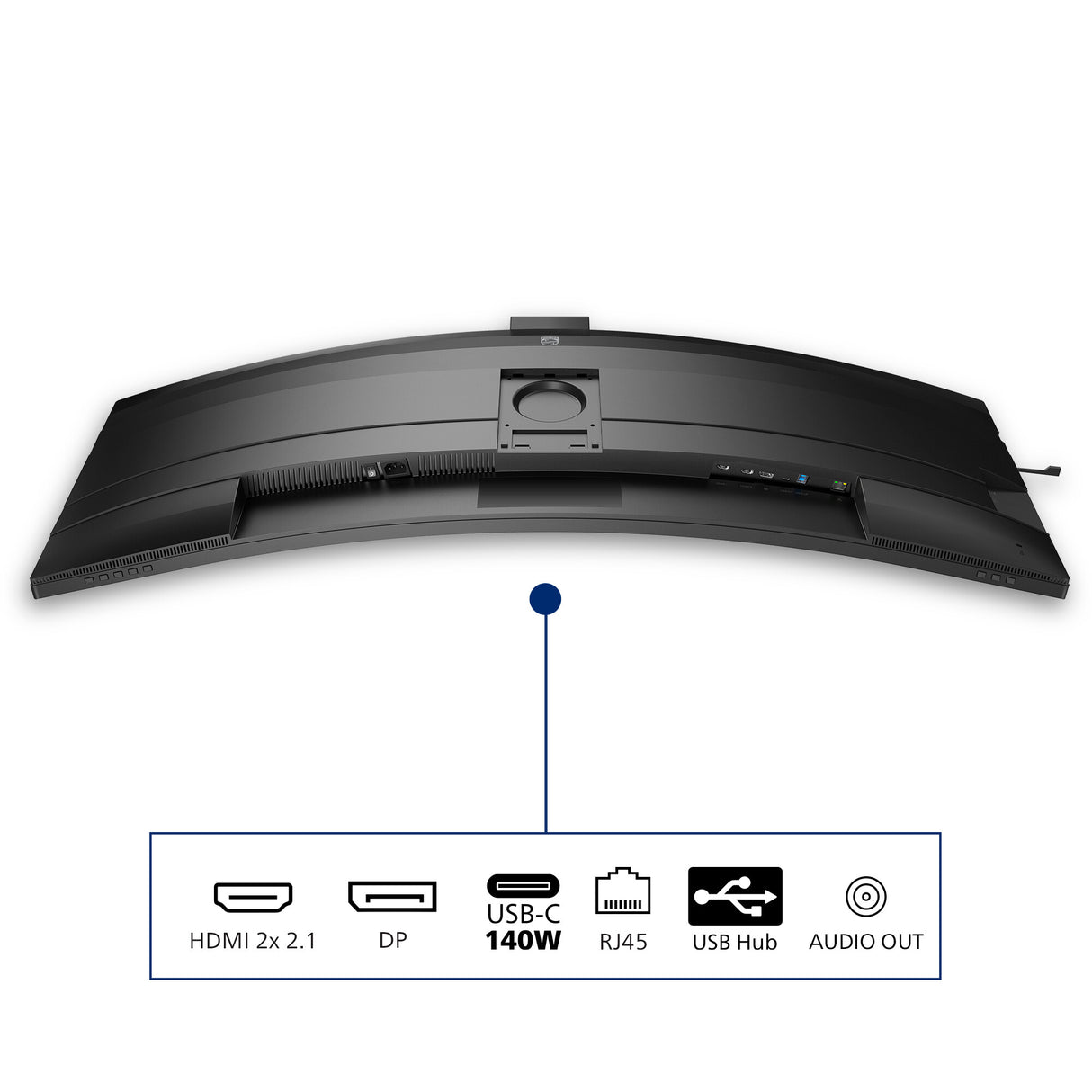 Philips 5000 series 49B2U5900CH/00 computer monitor 124 cm (48.8") 5120 x 1440 pixels Dual QHD LCD Black