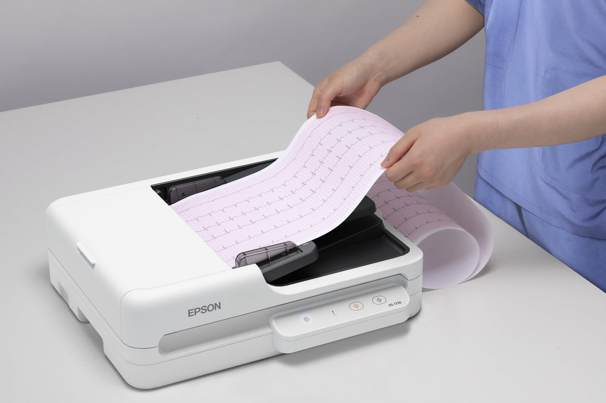 Epson WorkForce DS-1730 Flatbed & ADF scanner 1200 x 1200 DPI A4 Black, White