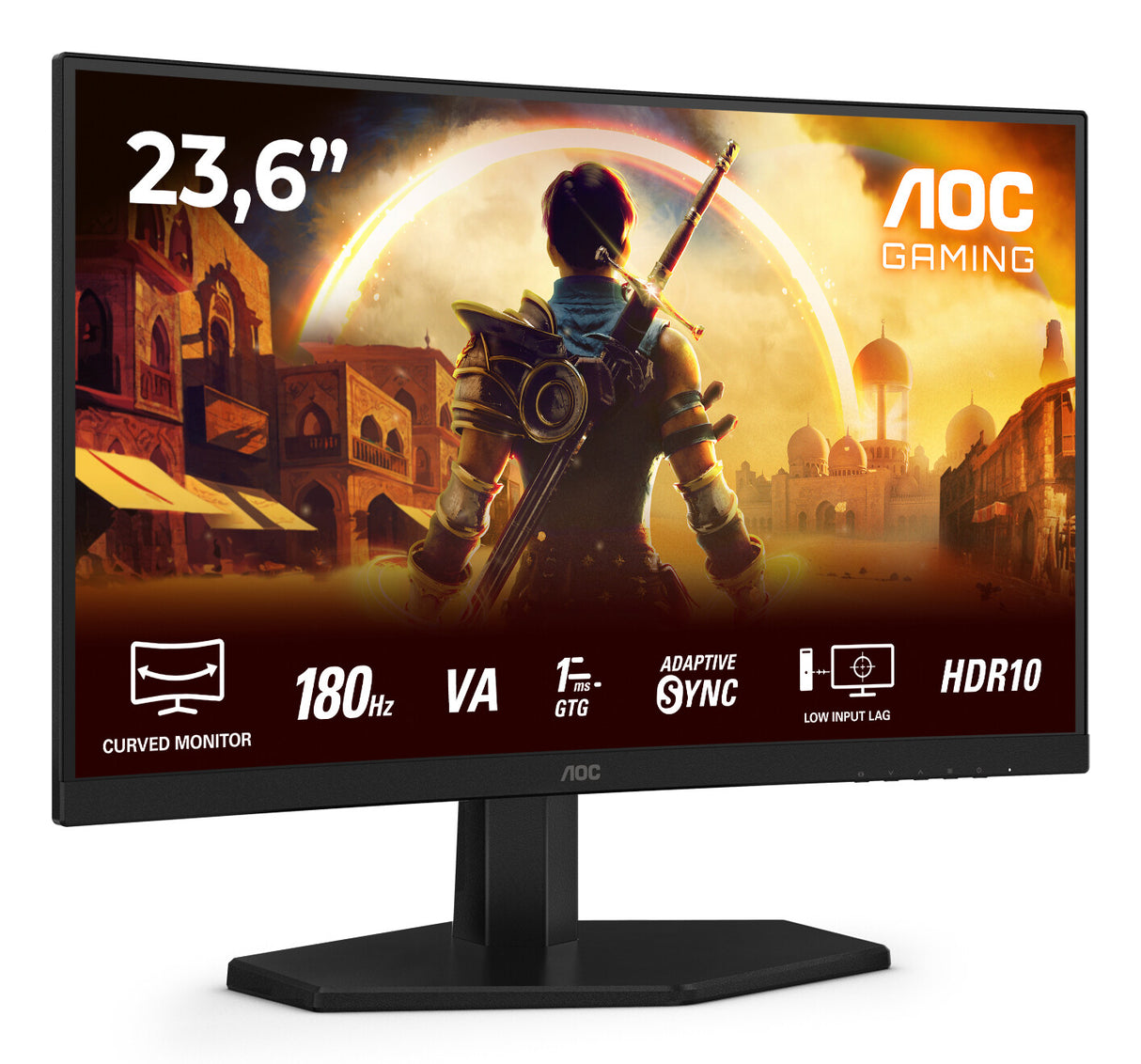 AOC G4 C24G42E computer monitor 59.9 cm (23.6") 1920 x 1080 pixels Full HD LED Black, Red