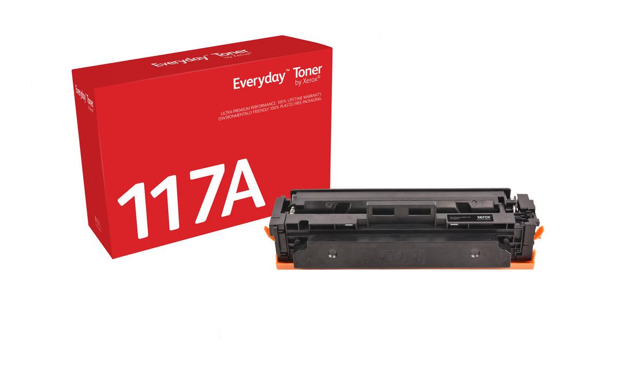 Everyday™ Black Toner by Xerox compatible with HP 117A (W2070A), Standard capacity