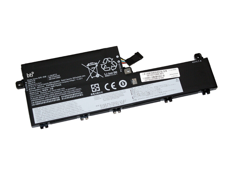 BTI L19L6P72 compatible 68Wh 6-cell battery for LENOVO THINKPAD T15P G2 G3