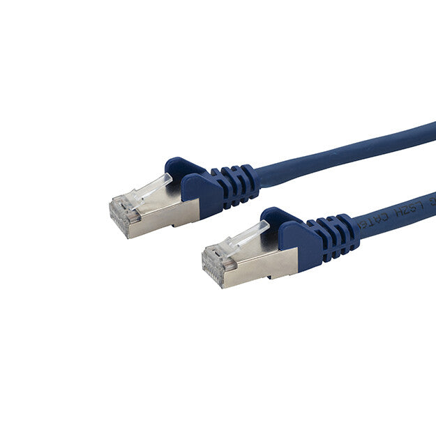 connektgear 10m RJ45 CAT6a SSTP Stranded Flush Moulded LS0H Network Cable - 26AWG - Blue