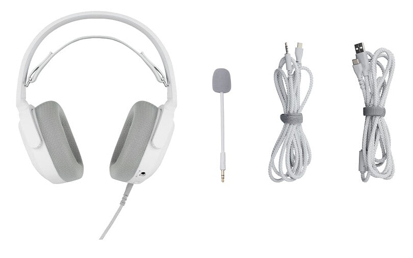 GAMIAC HS71 Headset Wired Head-band Gaming USB Type-C White