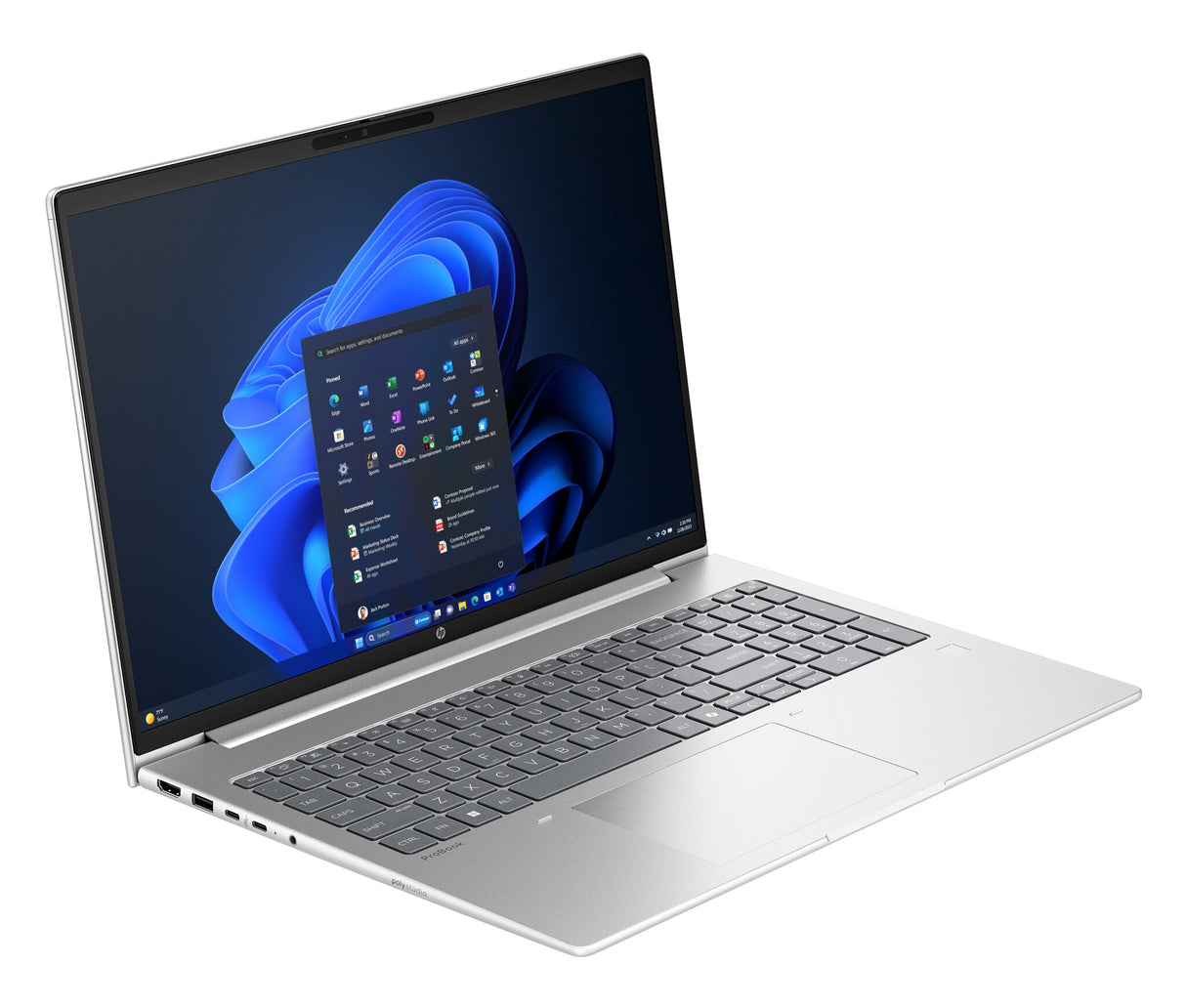 HP ProBook 4 G1iR Intel Core 5 120U Laptop 40.6 cm (16") WUXGA 24 GB DDR5-SDRAM 256 GB SSD Wi-Fi 6E (802.11ax) Windows 11 Pro Silver