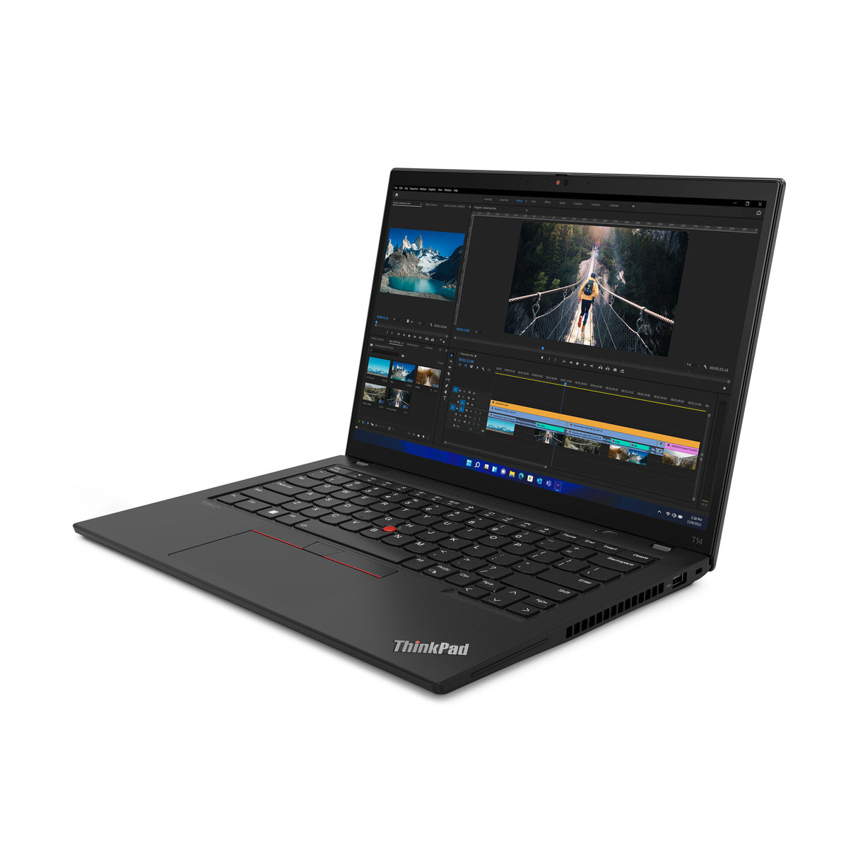 Lenovo ThinkPad T14 Gen 3 (Intel) Intel® Core™ i5 i5-1235U Laptop 35.6 cm (14") WUXGA 8 GB DDR4-SDRAM 256 GB SSD Wi-Fi 6E (802.11ax) Windows 11 Pro UK English Black